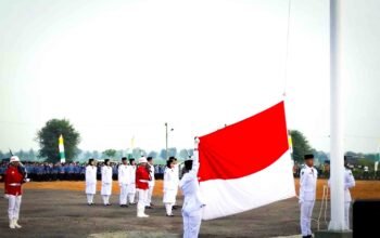 Sejarah Baru, Lampung Gelar Upacara di Kawasan Pembangunan yang Bertahun-tahun Mangkrak