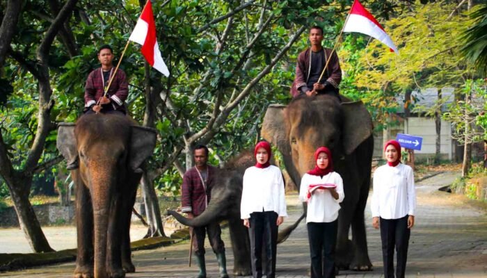 Taman Wisata Lembah Hijau Gelar Upacara HUT RI ke-79 dengan Partisipasi Satwa Langka