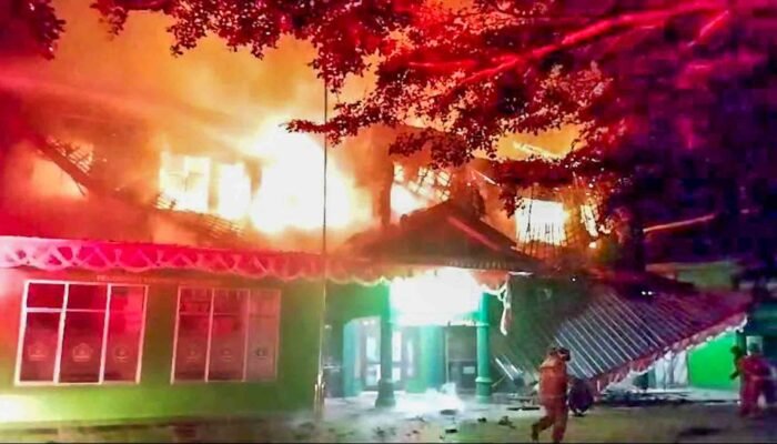 Kantor Kemenag Bandarlampung Terbakar, Perangkat Penyimpan Data Habis Dilalap Api