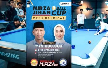 Bangun Budaya Olahraga Inklusif, Mirza Buka Turnamen Billiard Berhadiah Rp110 Juta