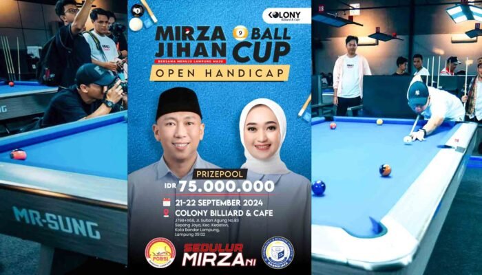 Bangun Budaya Olahraga Inklusif, Mirza Buka Turnamen Billiard Berhadiah Rp110 Juta