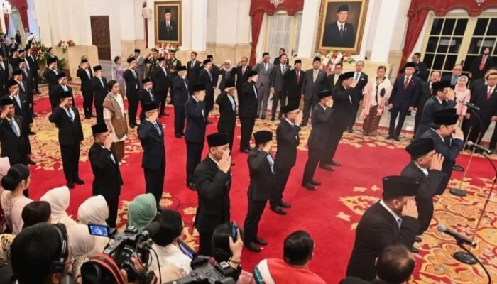 Presiden Prabowo Lantik Kabinet Merah Putih, 48 Menteri dan Pimpinan Lembaga