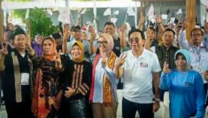 Jihan Nurlela Ajak Relawan Jaga Soliditas dan Bersatu untuk Lampung Lebih Maju