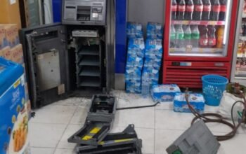 Bobol ATM Minimarket di Segalamider Pakai Las, Pencuri Gasak Rp612 Juta