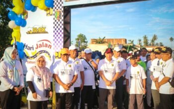 Peringati Hari Jalan, BMBK Lampung Gelar Jalan Sehat – Tanam 300 Pohon Tabebuya