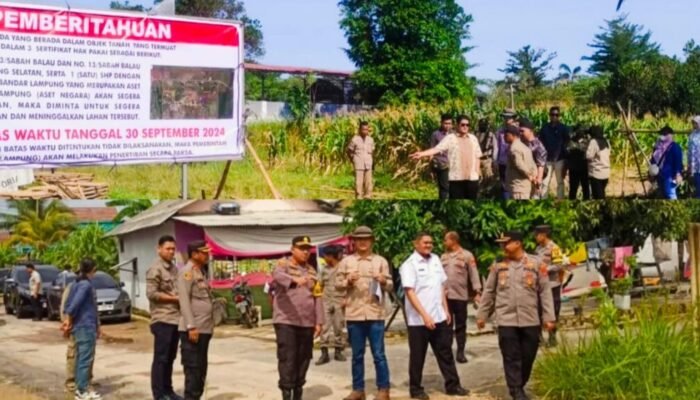 Penertiban Aset, Pemprov Lampung Gusur Rumah Warga Sabah Balau dan Sukarame Baru