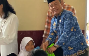 Pemkab Pesawaran Lounching Makan Bergizi Gratis, Bagikan ke 1.435 Siswa