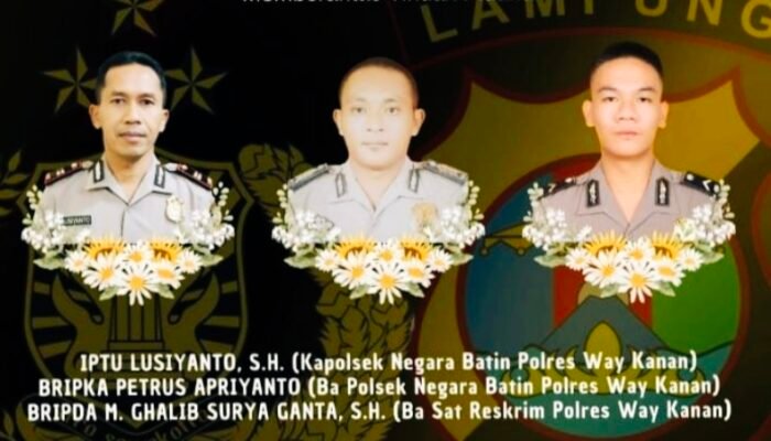 Tragis! Tiga Polisi Tewas Saat Gerebek Judi Sabung Ayam di Waykanan