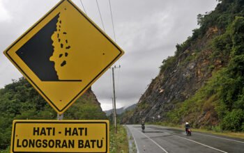 Waspada! 39 Titik Rawan Longsor di Jalan Nasional Lampung Saat Mudik
