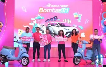 Tri Gelar Kebut Hadiah BombasTri 2025, Bagikan Mobil Listrik – Ribuan Hadiah Menarik