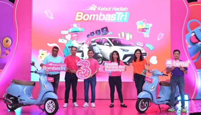 Tri Gelar Kebut Hadiah BombasTri 2025, Bagikan Mobil Listrik – Ribuan Hadiah Menarik