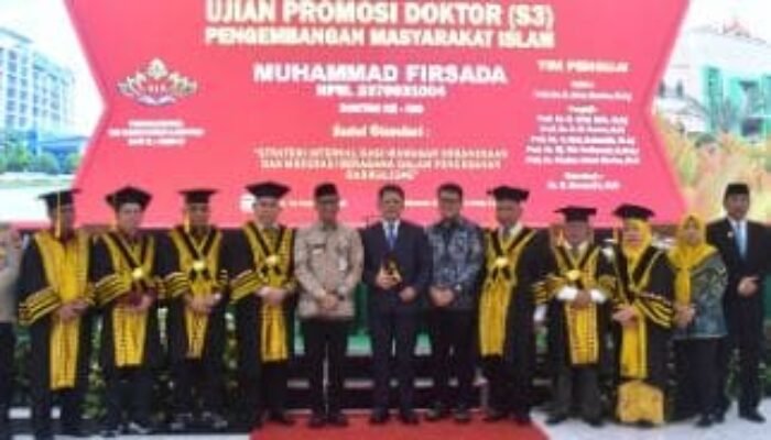 Ketua DPRD dan Gubernur Lampung Hadiri Promosi Doktor Muhammad Firsada