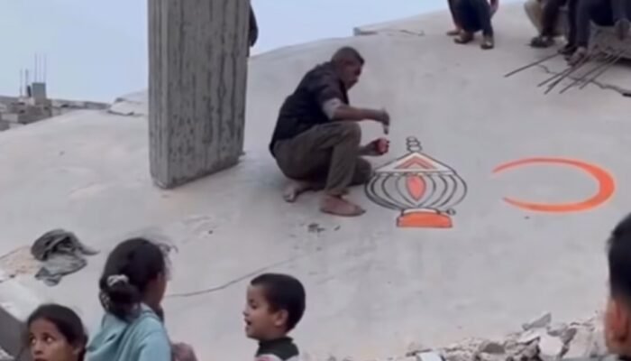 Sambut Ramadan, Warga Gaza Sulap Reruntuhan Jadi Instalasi Seni Ramah Anak