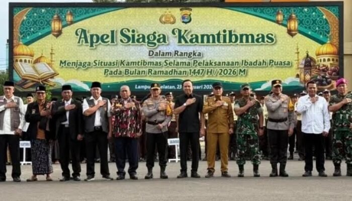 Hadiri Apel Siaga Pengamanan Ramadan 1447 H, Garinca Ajak Masyarakat Jaga Ketertiban