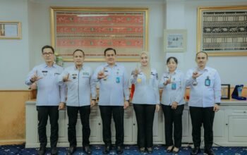 Wagub Jihan Nurlela Terima Kunjungan Kakanwil Kemenkum Lampung