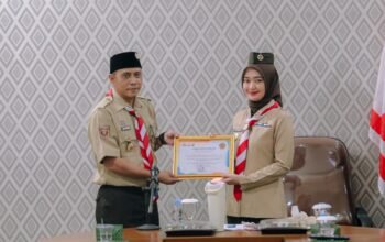 Wagub Lampung Jihan Nurlela Berikan Penghargaan Kepada Pihak Yang Berkontribusi Dalam Penggalangan Bumbung Kemanusiaan