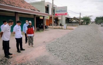 Gubernur Lampung Tinjau Perbaikan Jalan di Tubaba, Mirza: Delapan Ruas Telah Diperbaiki