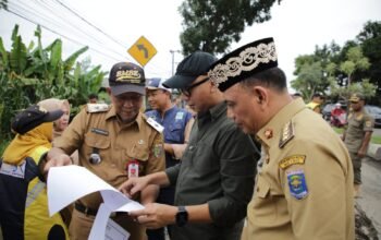 Gubernur Lampung Rahmat Mirzani Djausal Tinjau Langsung Penanganan Pemeliharaan Jalan Pattimura Metro