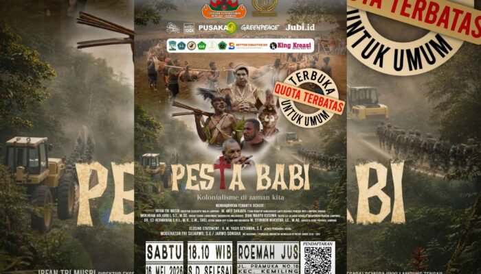 Diskusi dan Bedah Film Pesta Babi Pindah Lokasi, Mengapa?